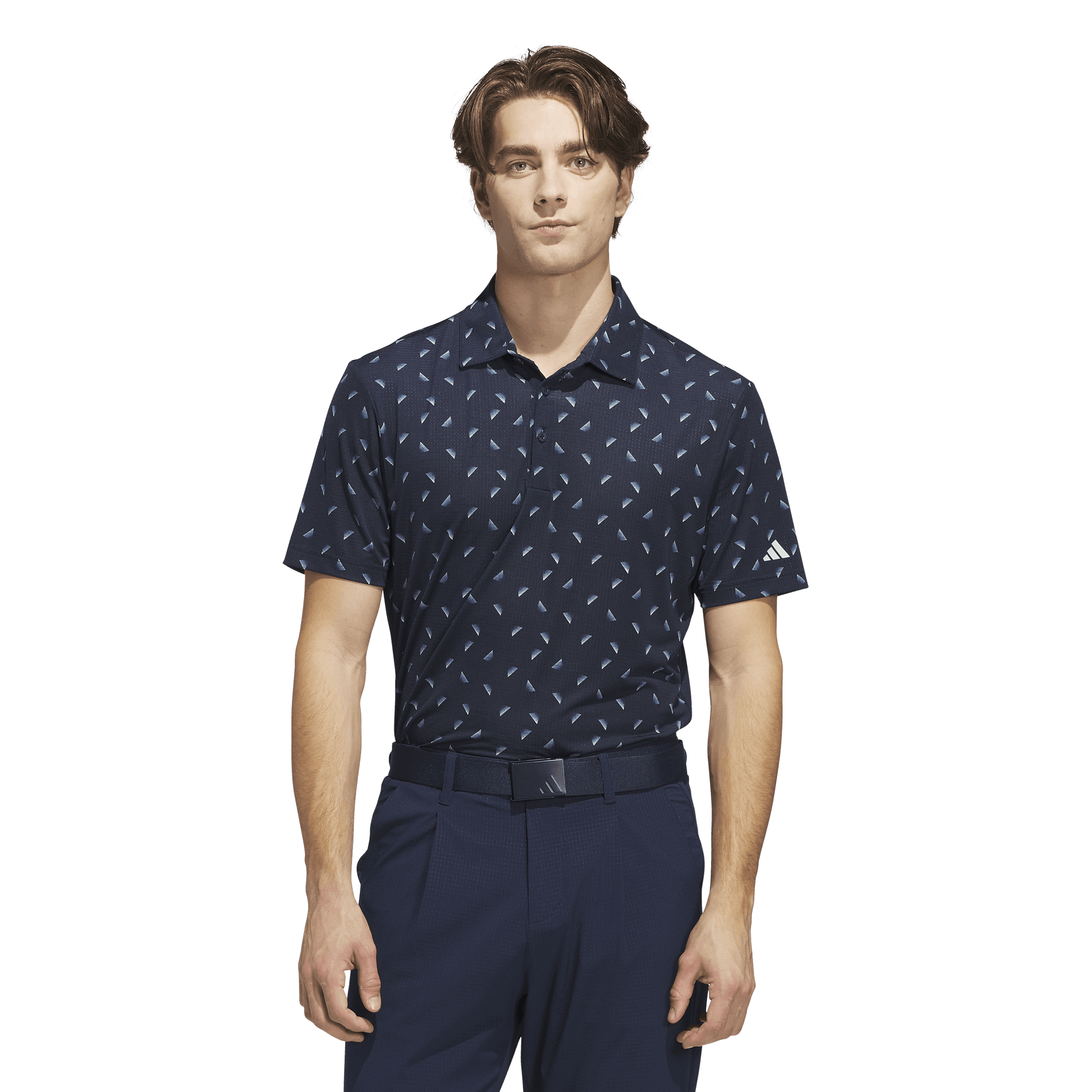MENS ULTIMATE365 PRINTED MESH POLO SHIRT