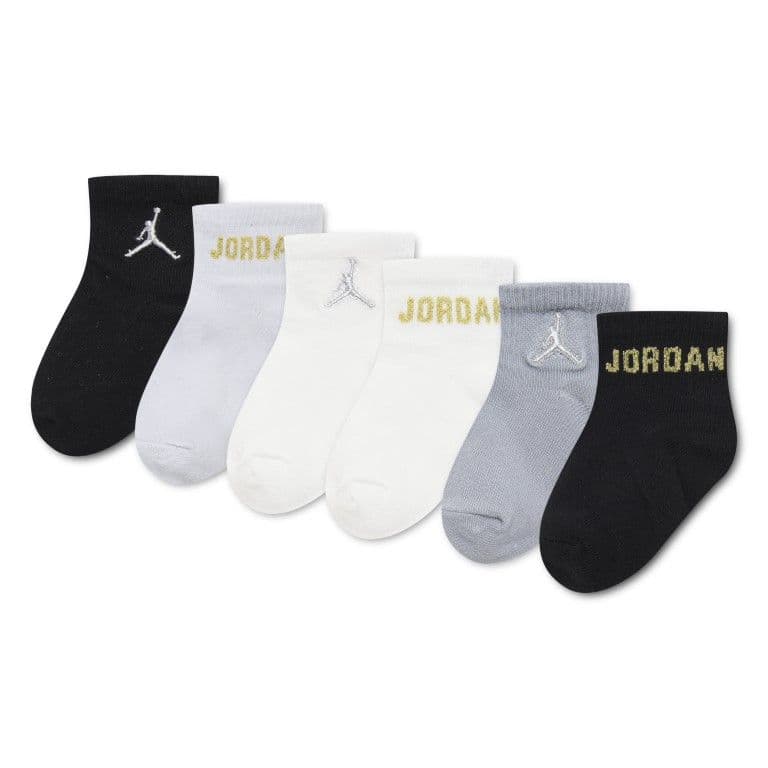 Jordan Everyday Essentials Baby/Toddler Ankle Socks (6 Pairs)