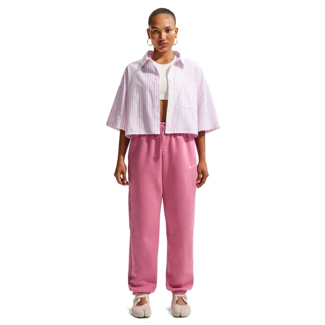 Pantalón Nike Phoenix Fleece Rosado Mujer