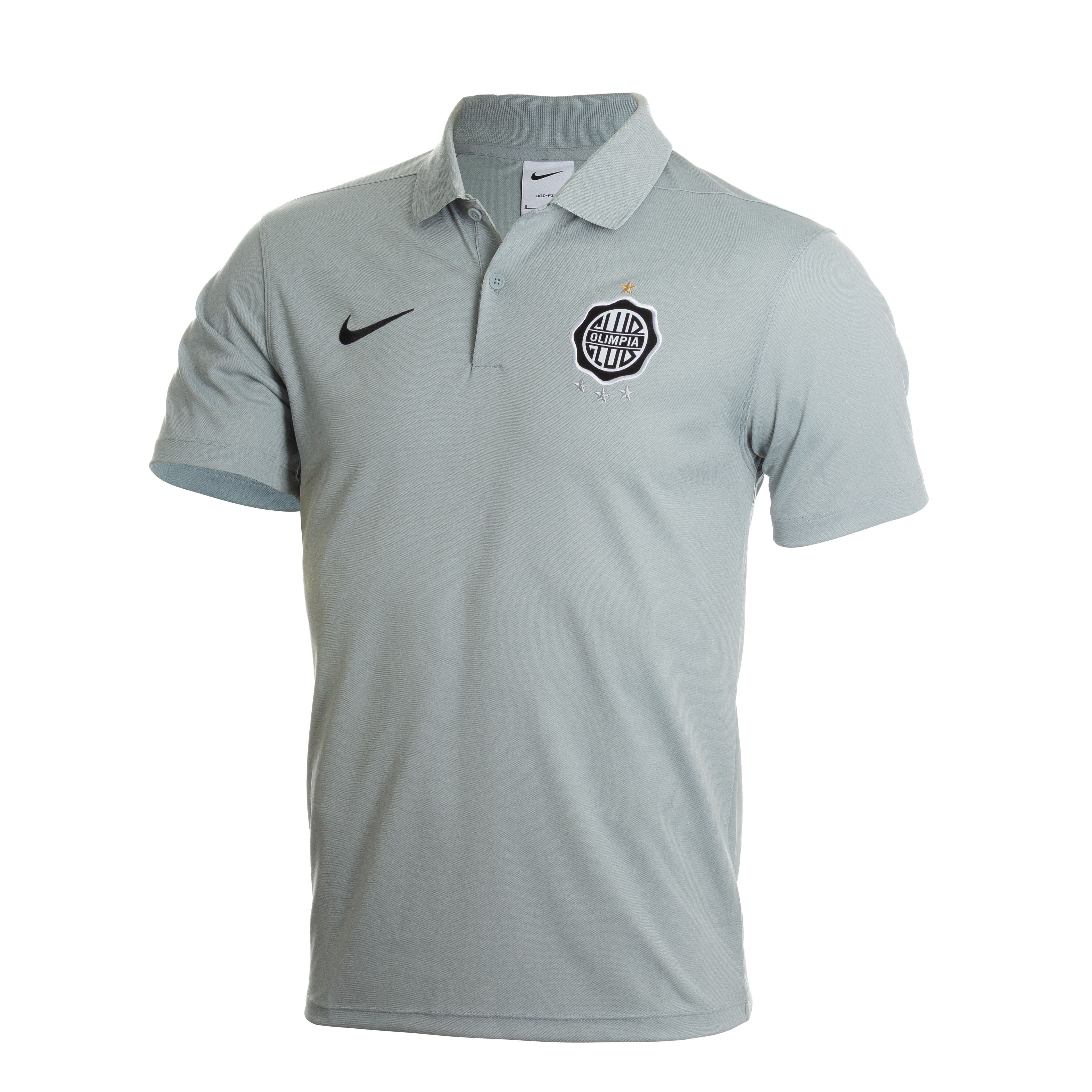 Remera Polo Oficial Gris del Club Olimpia