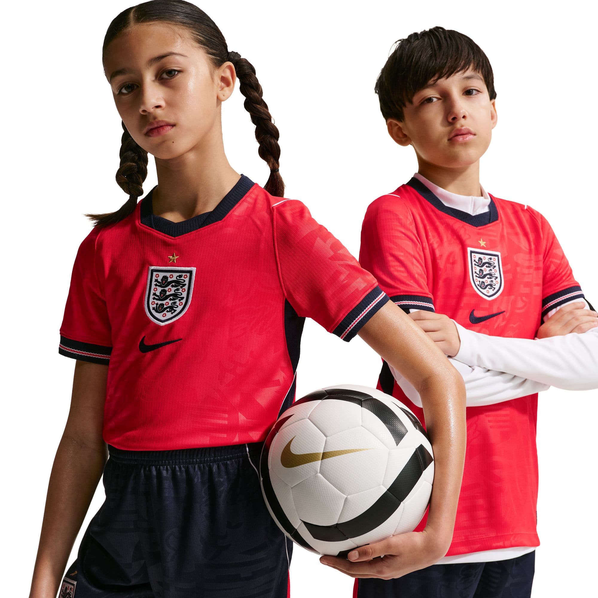 Remera Nike Ent Y Nk Df Jsy Ss Stad Aw Rojo Niños