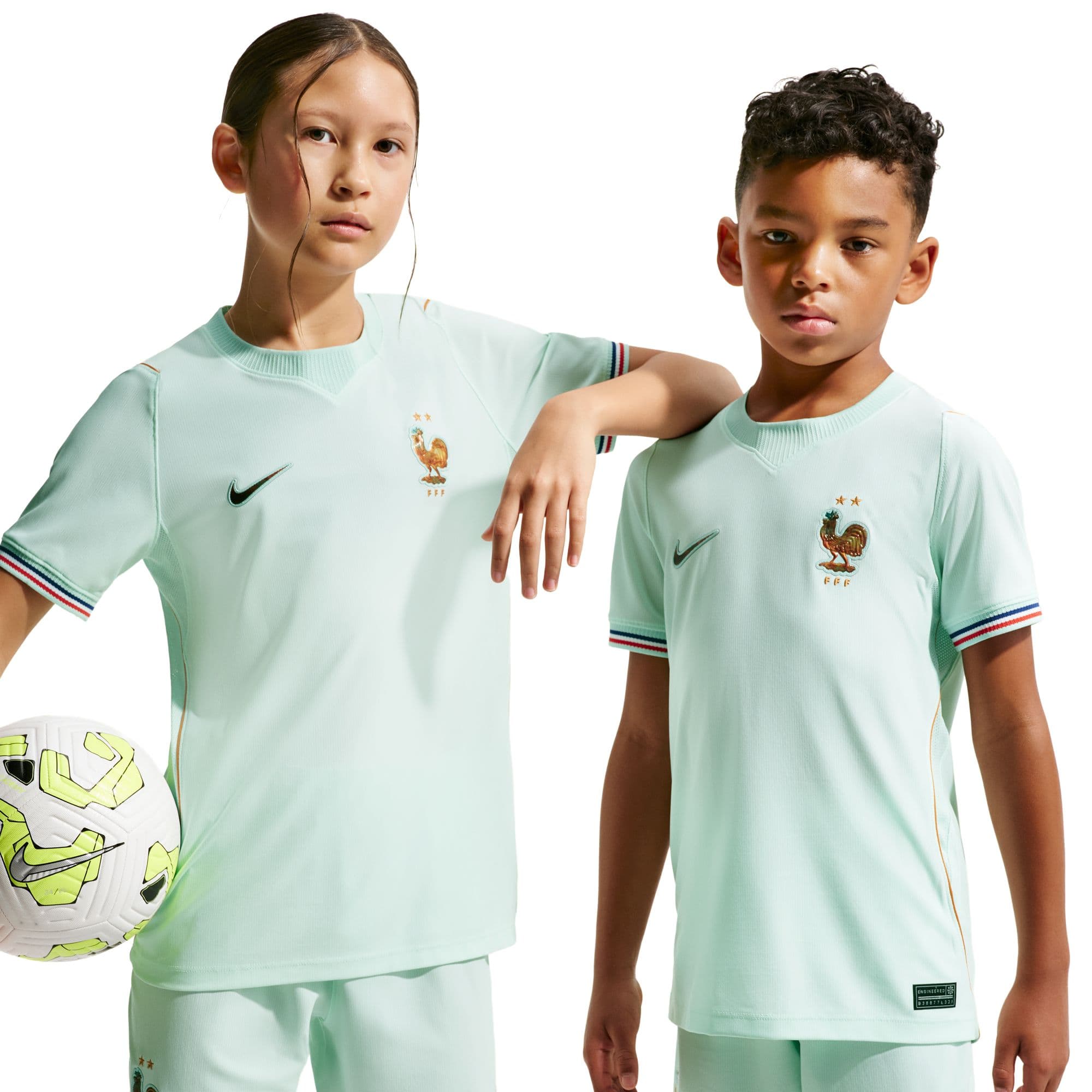 Remera Nike Fff Y Nk Df Jsy Ss Stad Aw Verde Niños