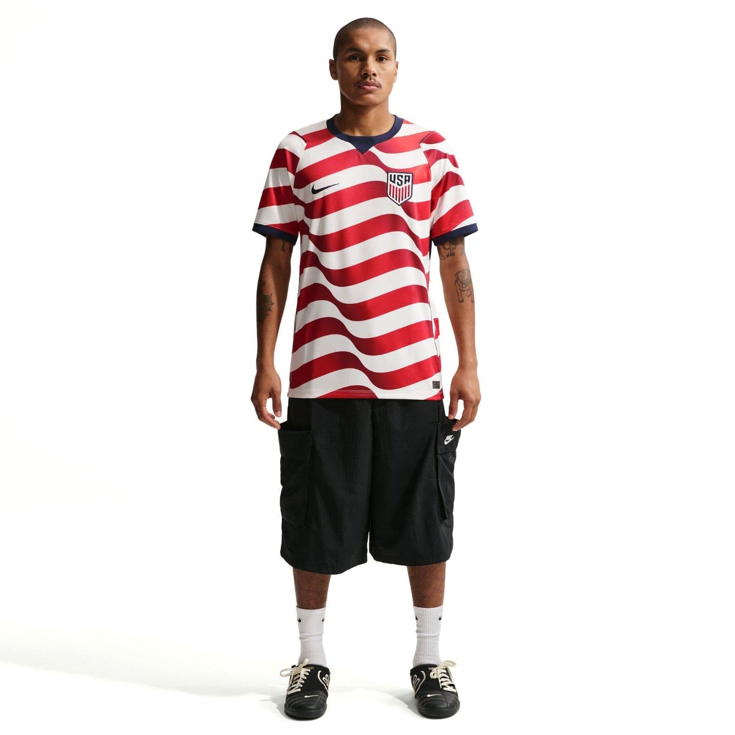 Camiseta Nike Estados Unidos Mundial 2026 Versión Titular Beige Hombre