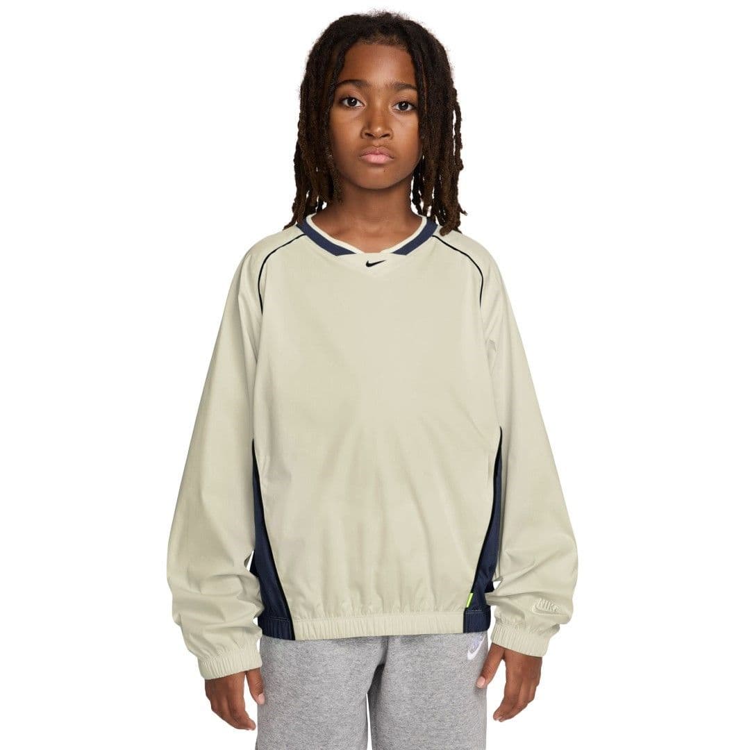 Sudadera Nike Clean Beige Niños