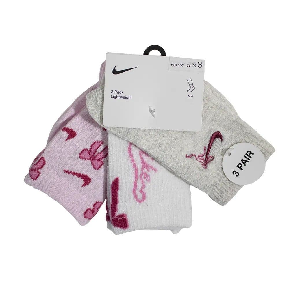 Nhg 3pk Nike Bow Half Crew 5 7