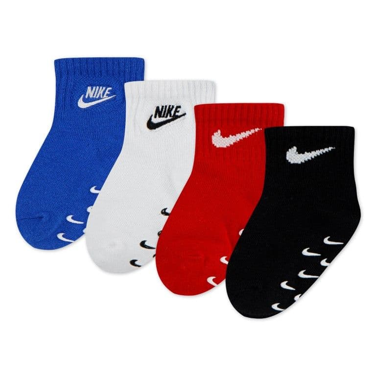 Nike Calcetines con agarre con logotipo para bebé (4 pares)
